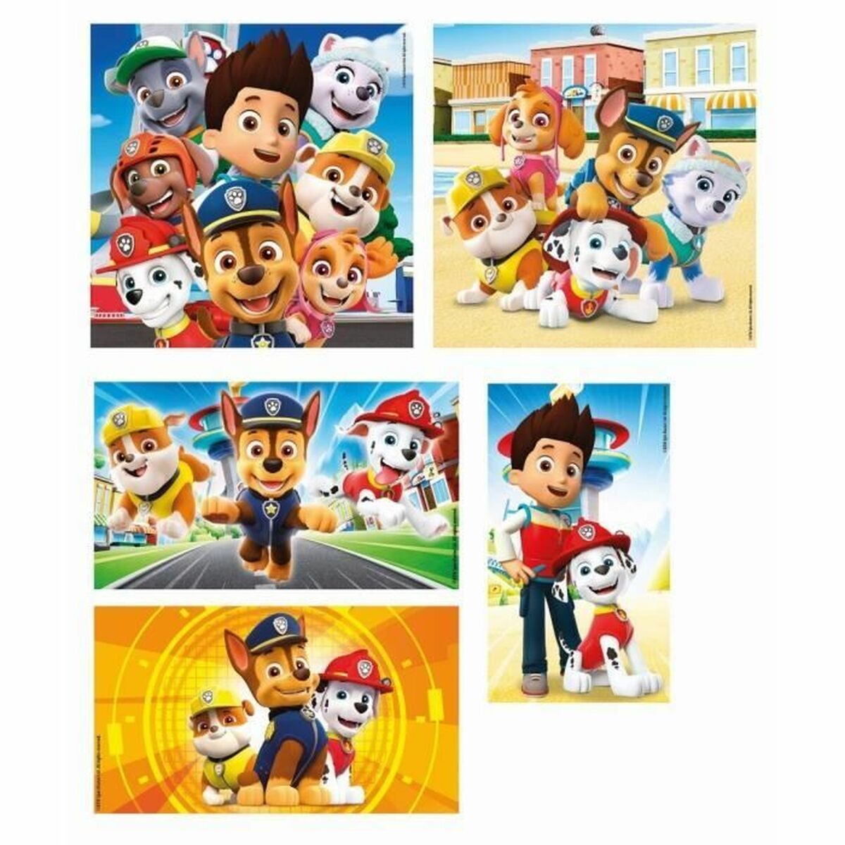 Set de 10 Puzzle-uri The Paw Patrol Clementoni Supercolor 330 Piese - Jucarii si jocuri, Puzzle-uri și puzzle-uri
