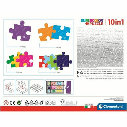 Set de 10 Puzzle-uri The Paw Patrol Clementoni Supercolor 330 Piese - Jucarii si jocuri, Puzzle-uri și puzzle-uri