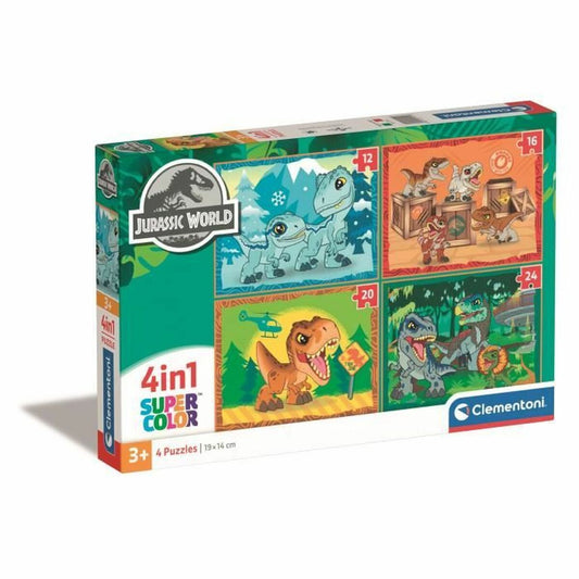 Puzzle Clementoni Jurassic World (4 Unități) - Jucarii si jocuri, Puzzle-uri și puzzle-uri