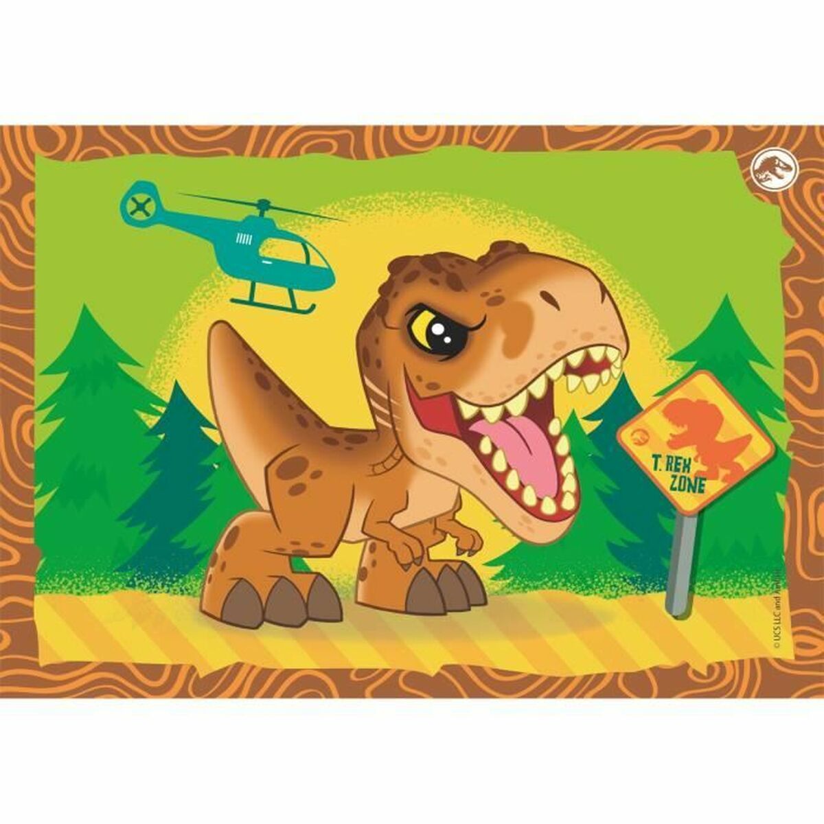 Puzzle Clementoni Jurassic World (4 Unități) - Jucarii si jocuri, Puzzle-uri și puzzle-uri