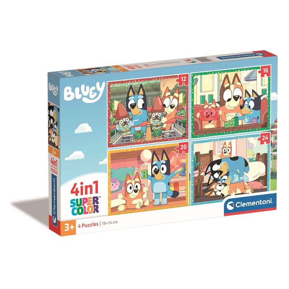 Puzzle Clementoni Bluey 4 Unități 72 Piese - Jucarii si jocuri, Puzzle-uri și puzzle-uri
