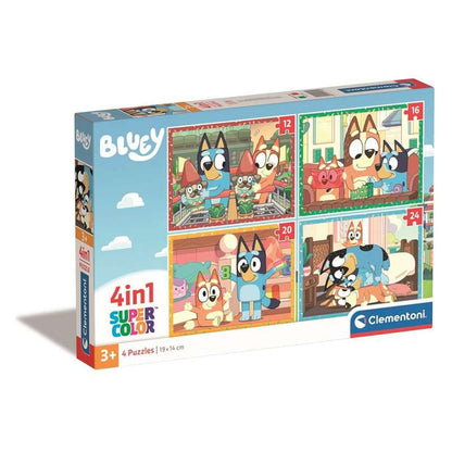 Puzzle Clementoni Bluey 4 Unități 72 Piese - Jucarii si jocuri, Puzzle-uri și puzzle-uri