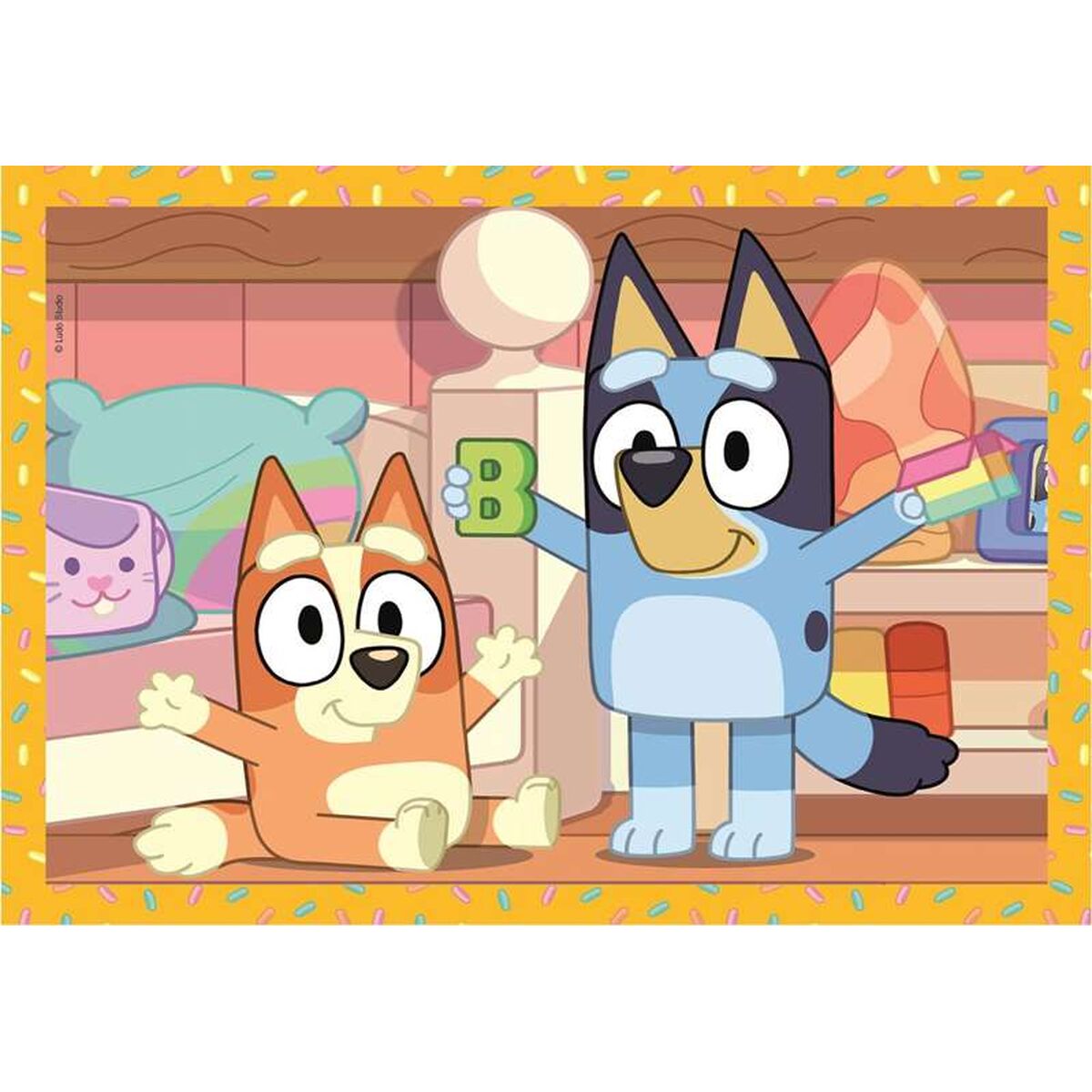Puzzle Clementoni Bluey 4 Unități 72 Piese - Jucarii si jocuri, Puzzle-uri și puzzle-uri