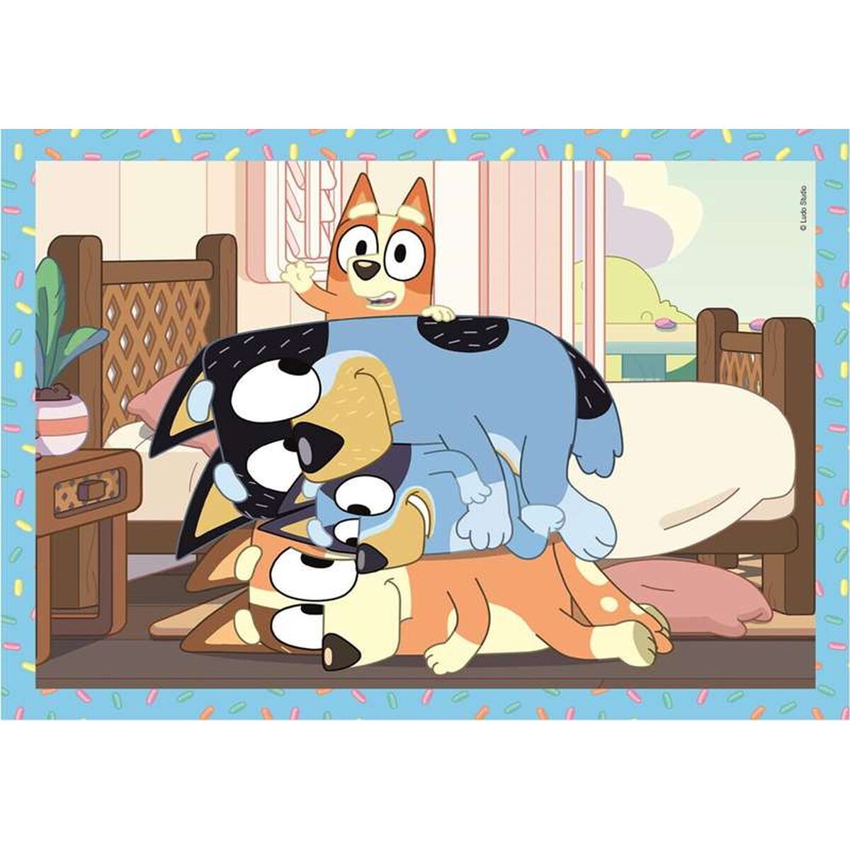 Puzzle Clementoni Bluey 4 Unități 72 Piese - Jucarii si jocuri, Puzzle-uri și puzzle-uri