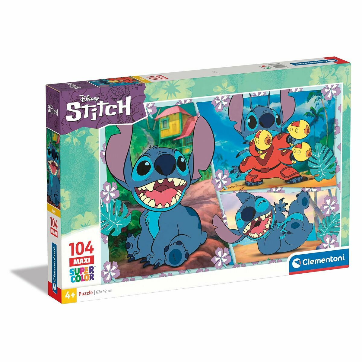 Puzzle Clementoni Stitch 104 Piese (4 Unități) - Jucarii si jocuri, Puzzle-uri și puzzle-uri