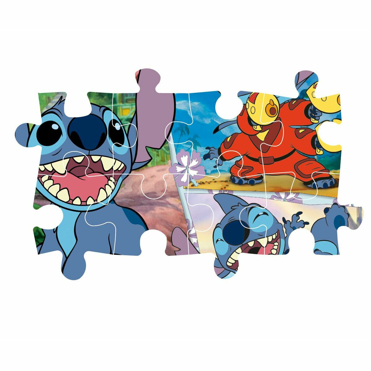 Puzzle Clementoni Stitch 104 Piese (4 Unități) - Jucarii si jocuri, Puzzle-uri și puzzle-uri