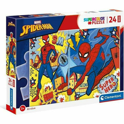 Puzzle pentru Copii Clementoni Marvel Spiderman 24216 Maxi 24 Piese - Jucarii si jocuri, Puzzle-uri și puzzle-uri
