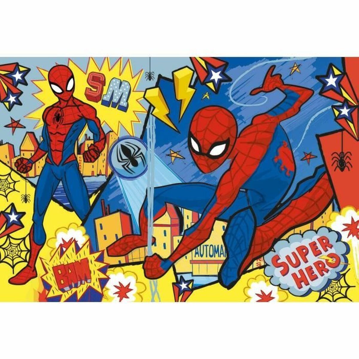Puzzle pentru Copii Clementoni Marvel Spiderman 24216 Maxi 24 Piese - Jucarii si jocuri, Puzzle-uri și puzzle-uri