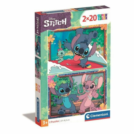 Puzzle Clementoni Stitch 2 Piese (2 Unități) - Jucarii si jocuri, Puzzle-uri și puzzle-uri