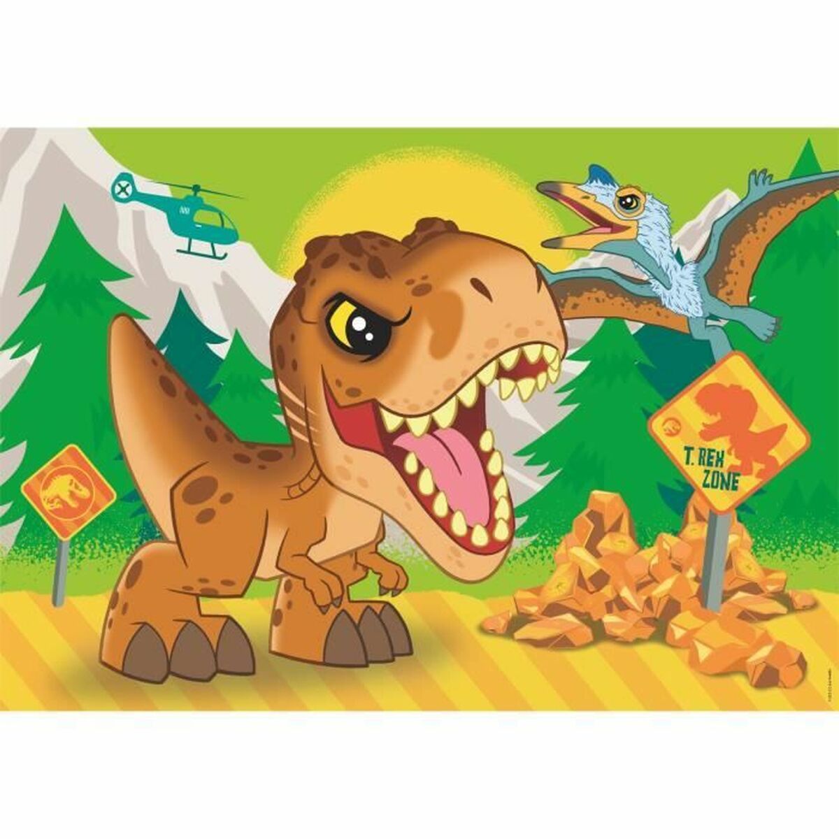 Puzzle Clementoni Jurassic World (2 Unități) - Jucarii si jocuri, Puzzle-uri și puzzle-uri