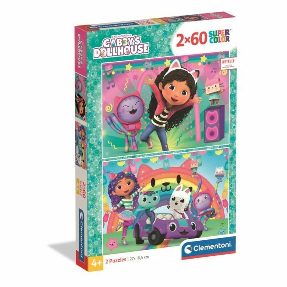 Puzzle Clementoni Gabby's Dollhouse 120 Piese - Jucarii si jocuri, Puzzle-uri și puzzle-uri