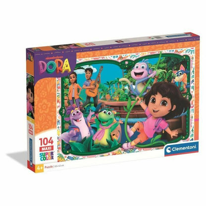 Puzzle Clementoni Dora 62 x 42 cm 104 Piese - Jucarii si jocuri, Puzzle-uri și puzzle-uri