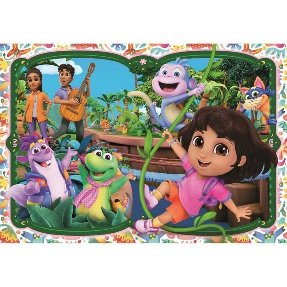 Puzzle Clementoni Dora 62 x 42 cm 104 Piese - Jucarii si jocuri, Puzzle-uri și puzzle-uri