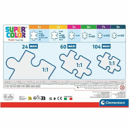 Puzzle Clementoni Dora 62 x 42 cm 104 Piese - Jucarii si jocuri, Puzzle-uri și puzzle-uri