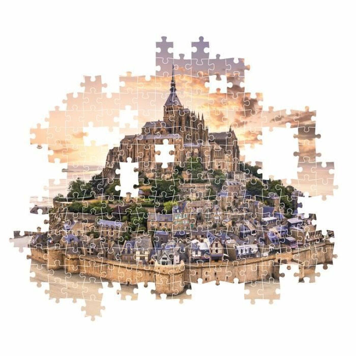 Puzzle Clementoni Mont Saint-Michel - Jucarii si jocuri, Puzzle-uri și puzzle-uri