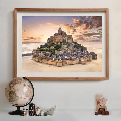 Puzzle Clementoni Mont Saint-Michel - Jucarii si jocuri, Puzzle-uri și puzzle-uri