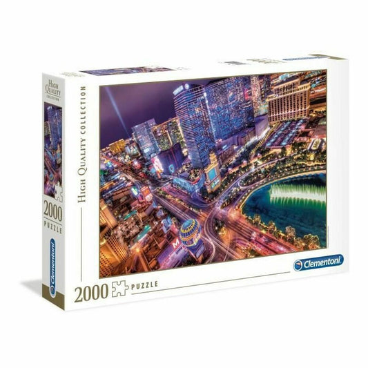 Puzzle Clementoni Las Vegas 97,5 x 66,8 cm 2000 Piese - Jucarii si jocuri, Puzzle-uri și puzzle-uri