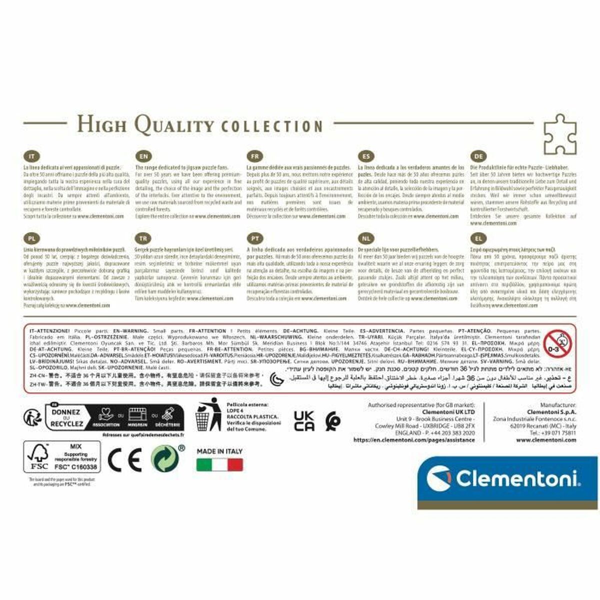 Puzzle Clementoni 500 Piese - Jucarii si jocuri, Puzzle-uri și puzzle-uri