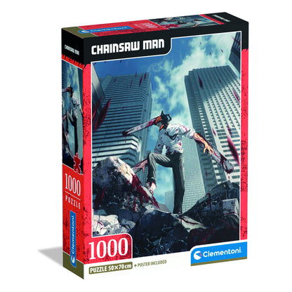Puzzle Clementoni Chainsaw Man 1000 Piese - Jucarii si jocuri, Puzzle-uri și puzzle-uri