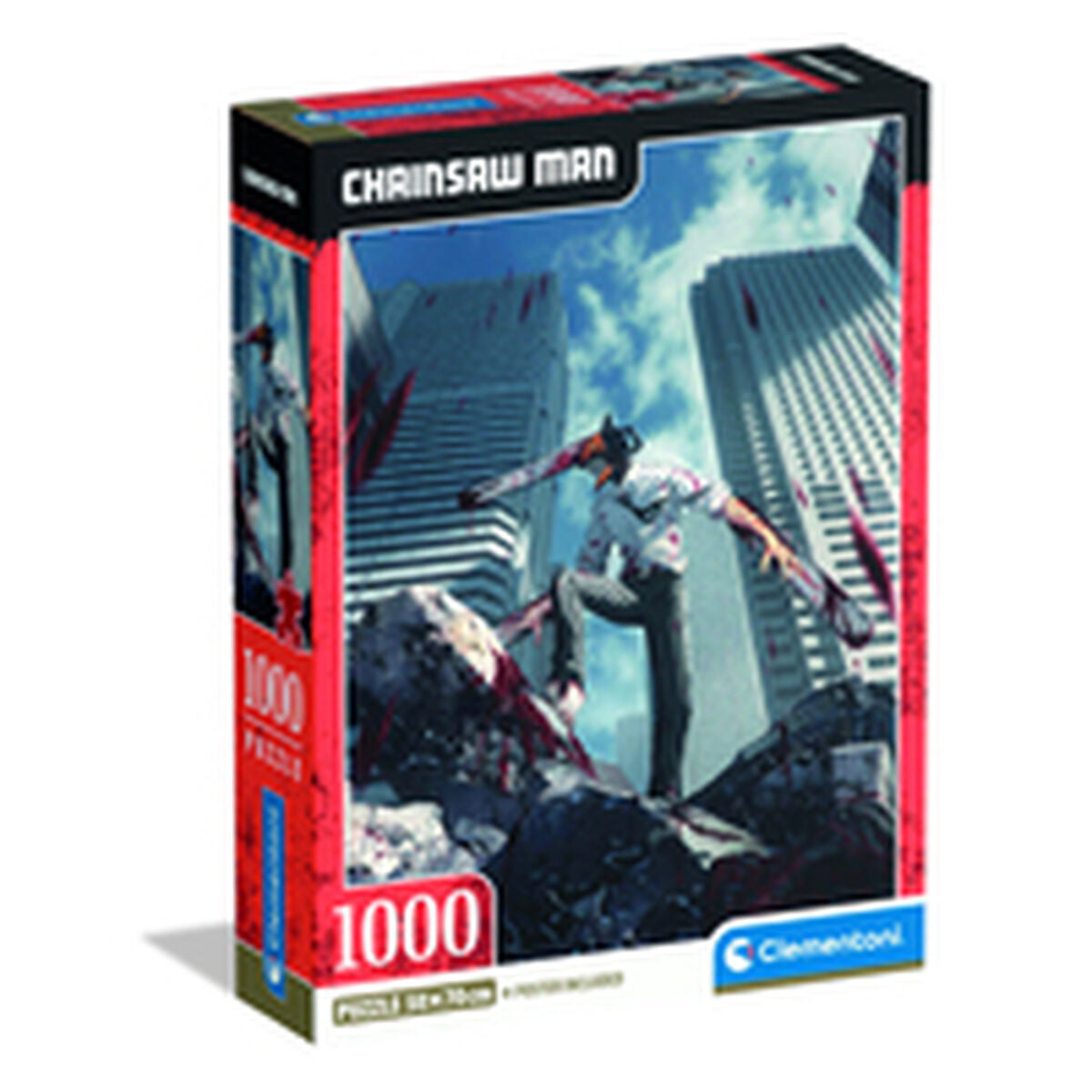 Puzzle Clementoni Chainsaw Man 1000 Piese - Jucarii si jocuri, Puzzle-uri și puzzle-uri