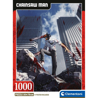 Puzzle Clementoni Chainsaw Man 1000 Piese - Jucarii si jocuri, Puzzle-uri și puzzle-uri
