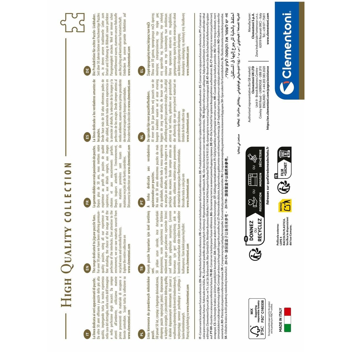 Puzzle Clementoni Chainsaw Man 1000 Piese - Jucarii si jocuri, Puzzle-uri și puzzle-uri