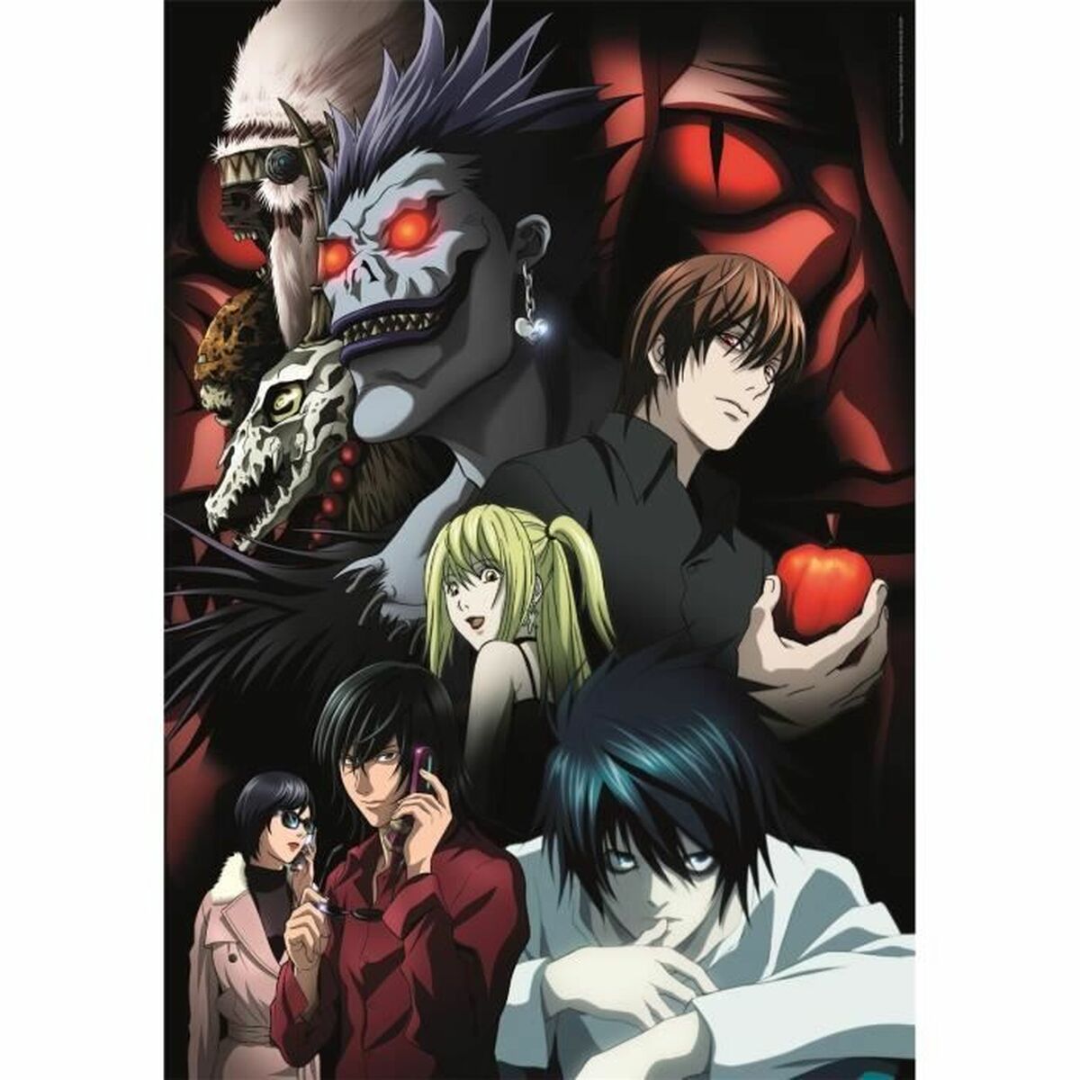 Puzzle Clementoni Death Note 70 x 50 cm 1000 Piese - Jucarii si jocuri, Puzzle-uri și puzzle-uri