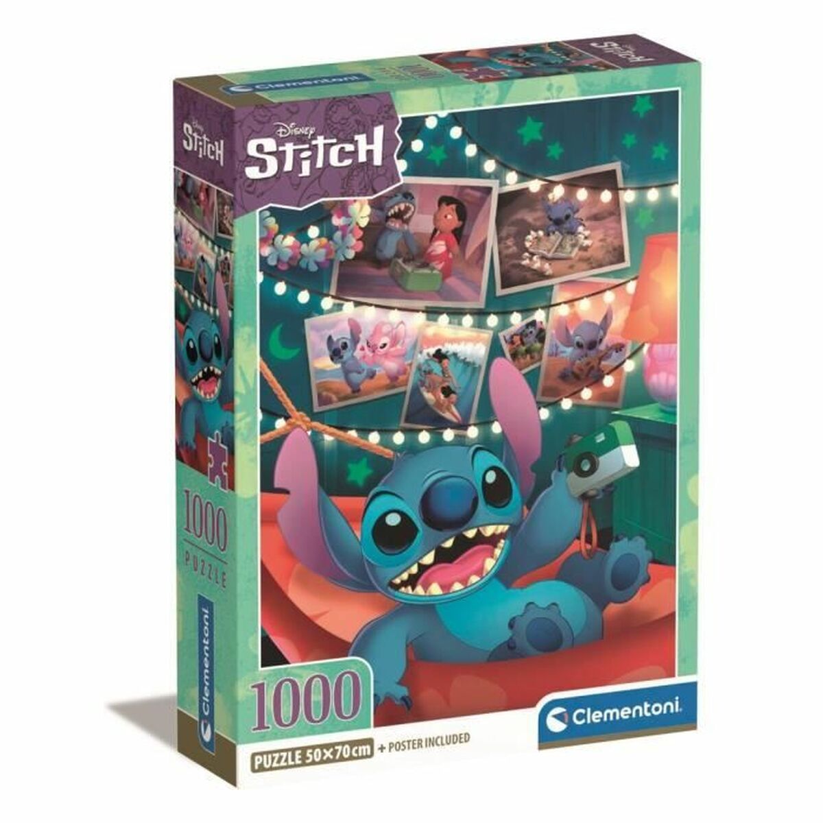 Puzzle Clementoni Stitch 1000 Piese - Jucarii si jocuri, Puzzle-uri și puzzle-uri