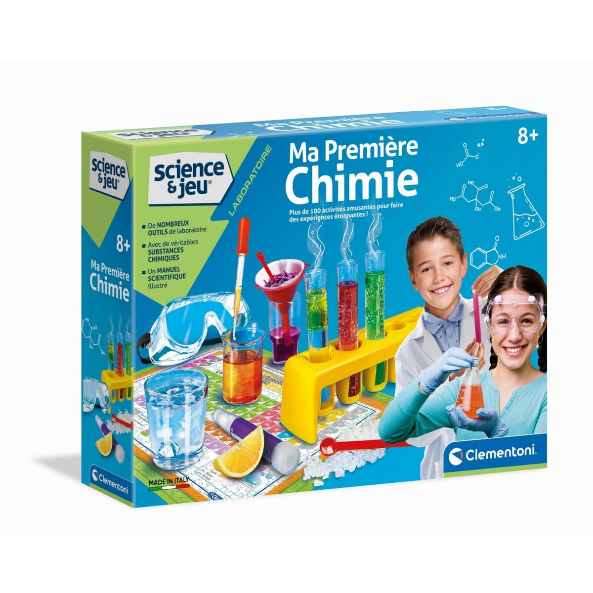 Joc de știință Clementoni My first chemistry (FR) - Jucarii si jocuri, Învățare și educație