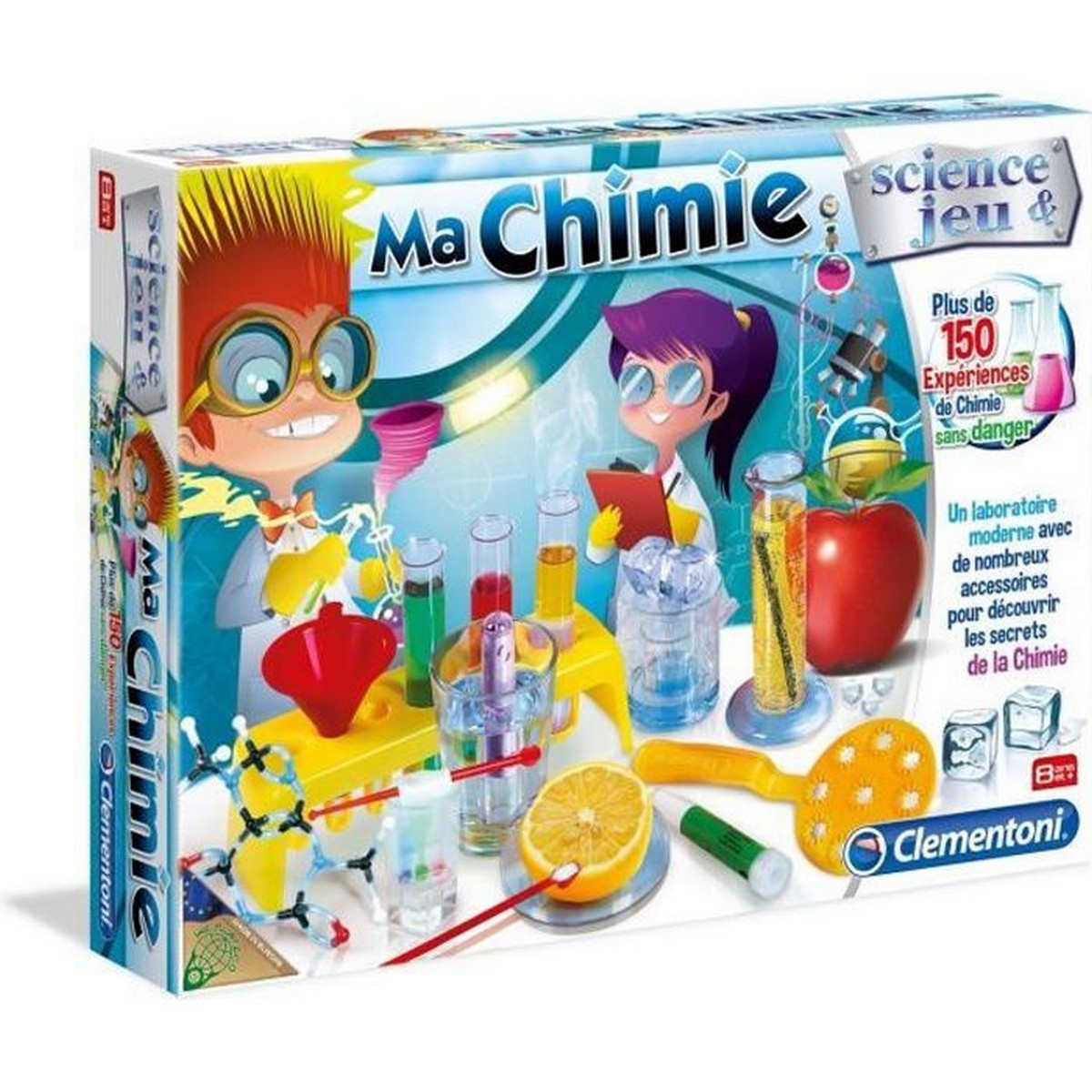 Joc de știință Clementoni My Chemistry (FR) - Jucarii si jocuri, Învățare și educație