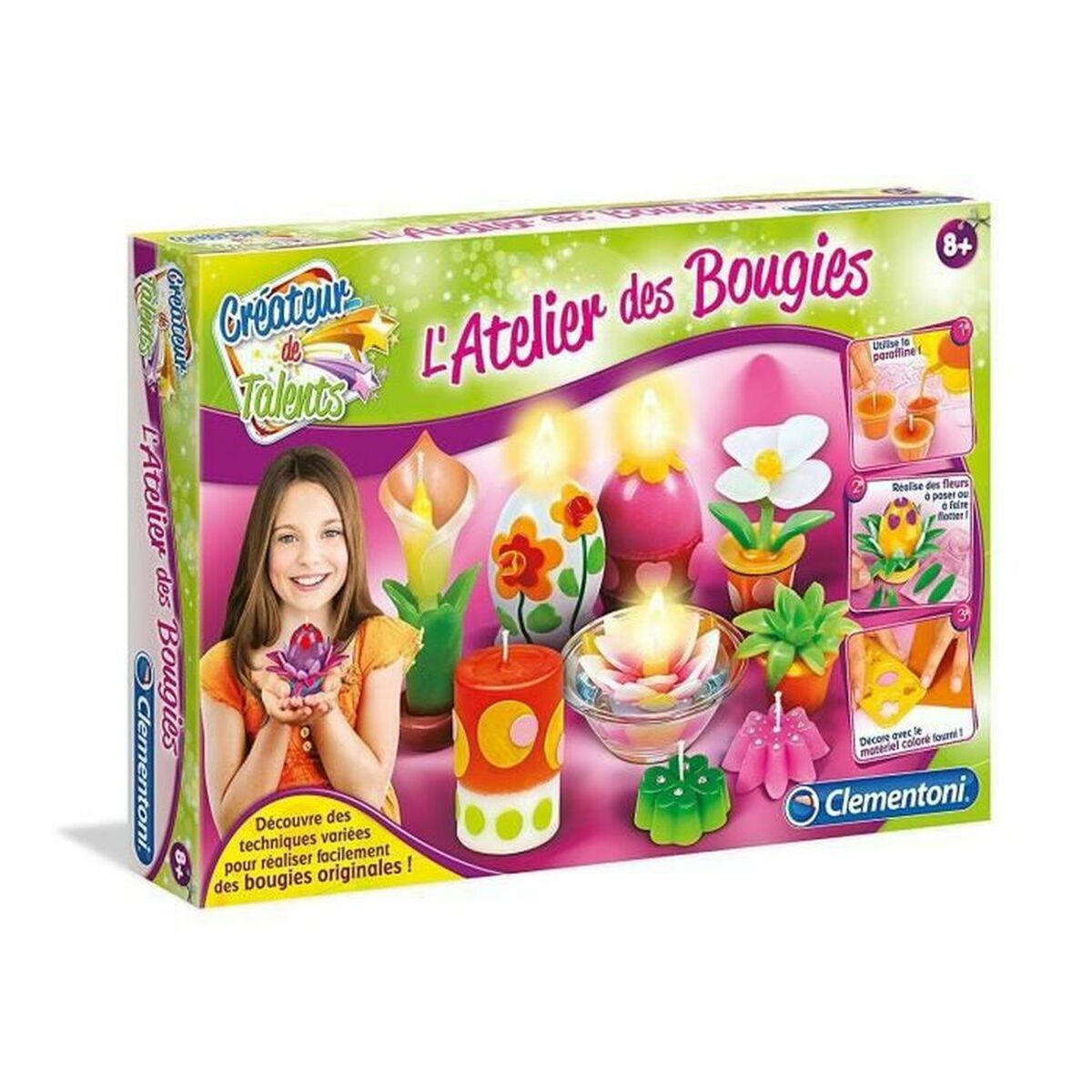Lumânări Clementoni Talent Maker - Jucarii si jocuri, Activități creative