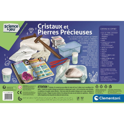Joc de știință Clementoni Crystals and Gemstones - Jucarii si jocuri, Învățare și educație