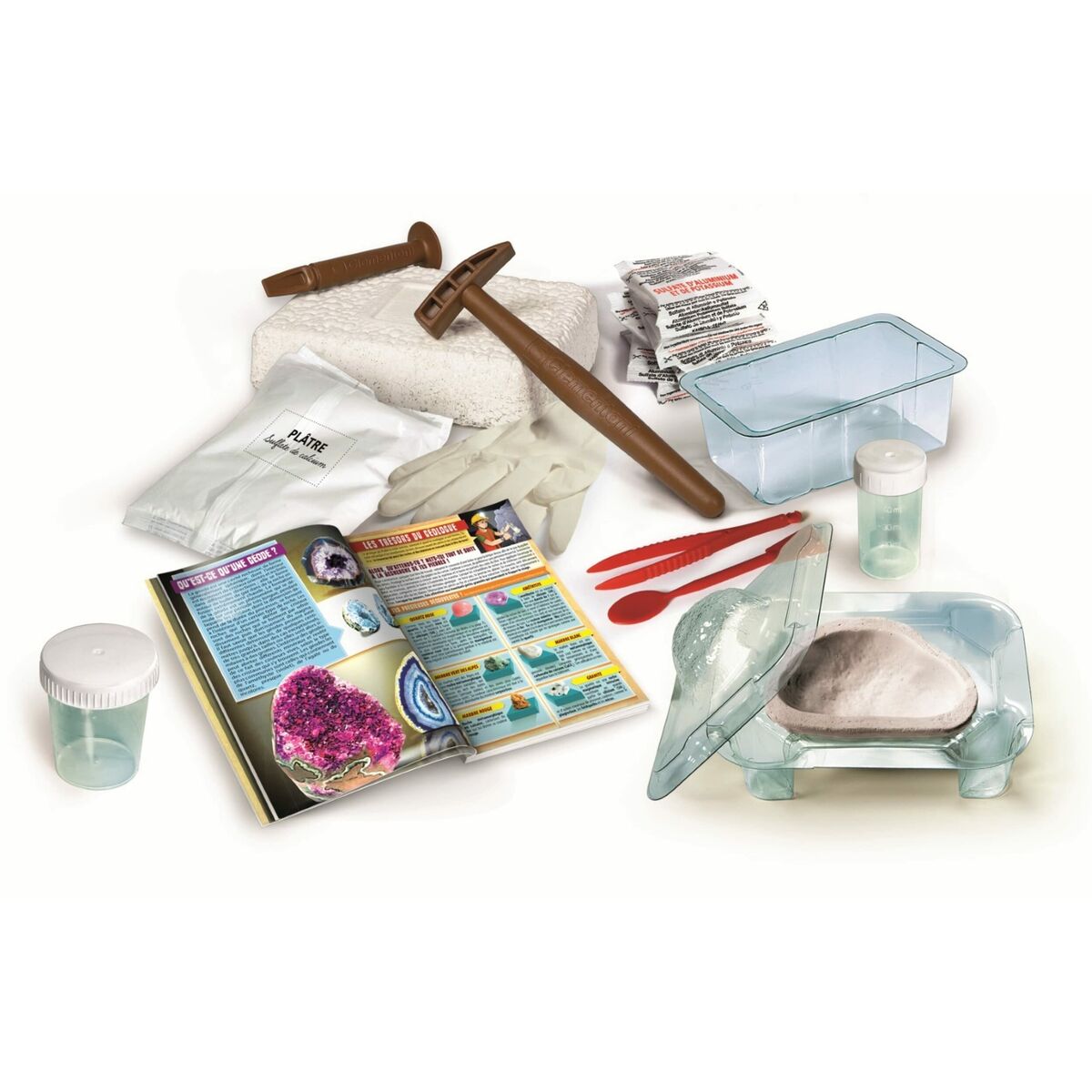 Joc de știință Clementoni Crystals and Gemstones - Jucarii si jocuri, Învățare și educație