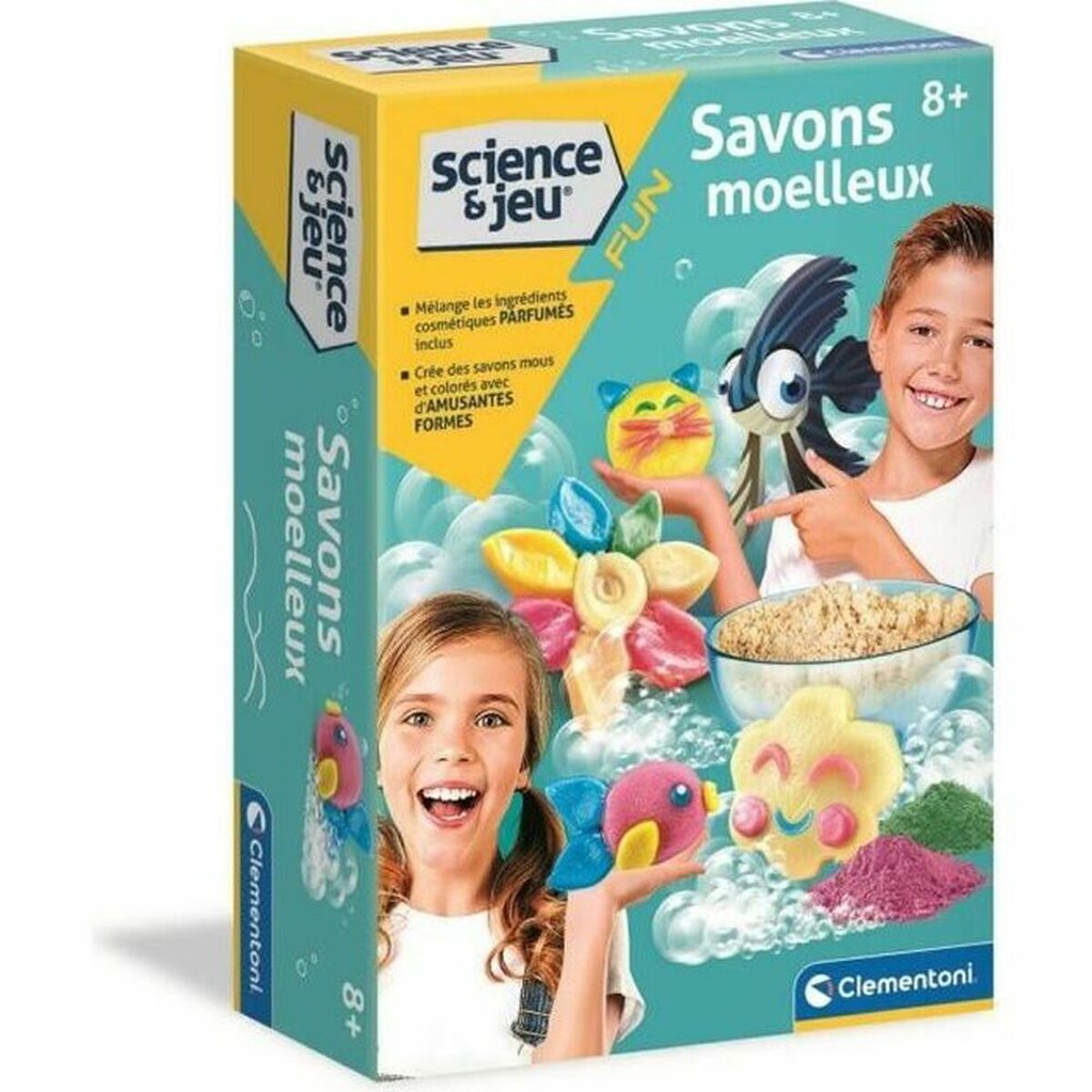 Joc de știință Clementoni Soft soaps (FR) - Jucarii si jocuri, Învățare și educație