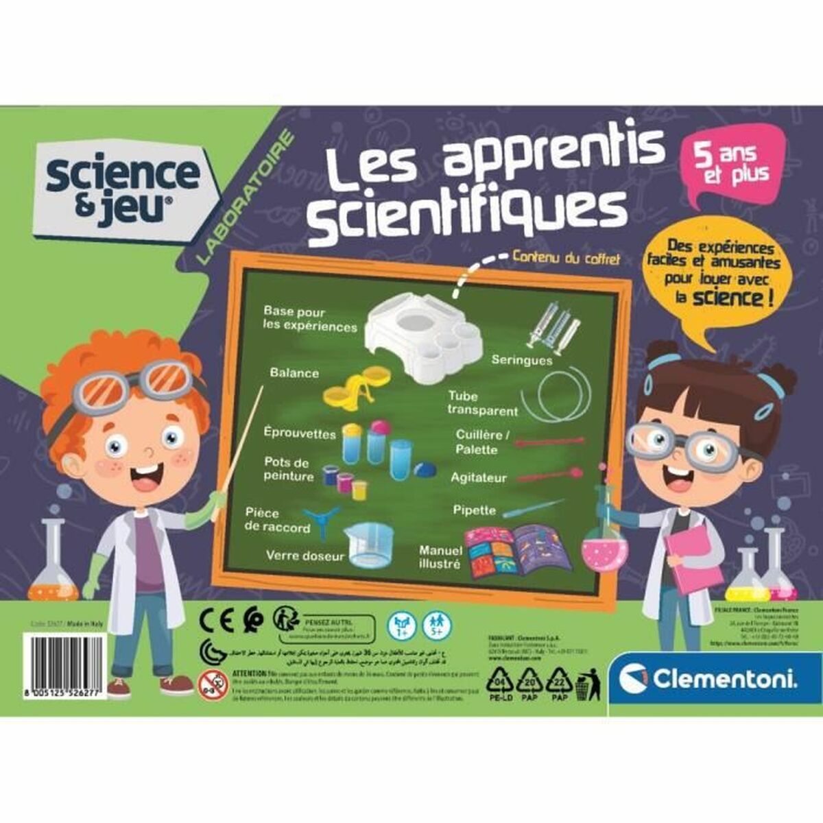 Joc de știință Clementoni Laboratory - Jucarii si jocuri, Învățare și educație