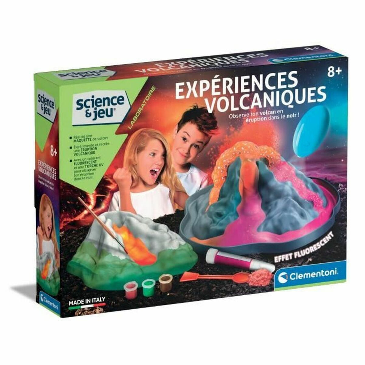 Joc de știință Clementoni Volcanic Experiences - Jucarii si jocuri, Învățare și educație