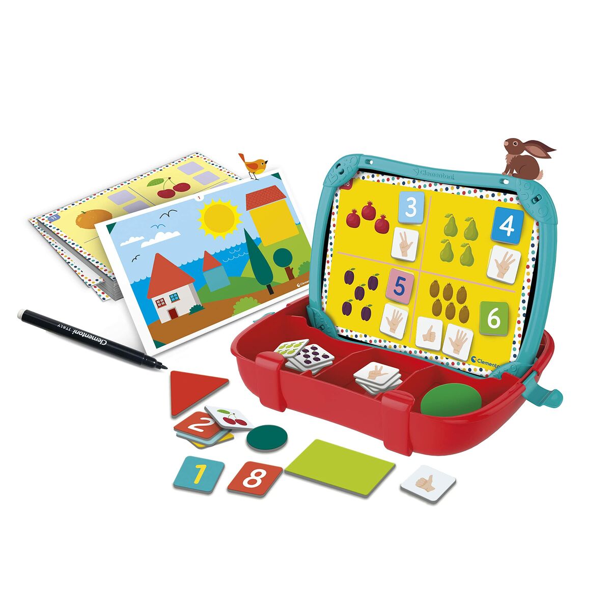 Joc Educație pentru Copii Clementoni Case Figures Shapes (FR) - Jucarii si jocuri, Jocuri și accesorii