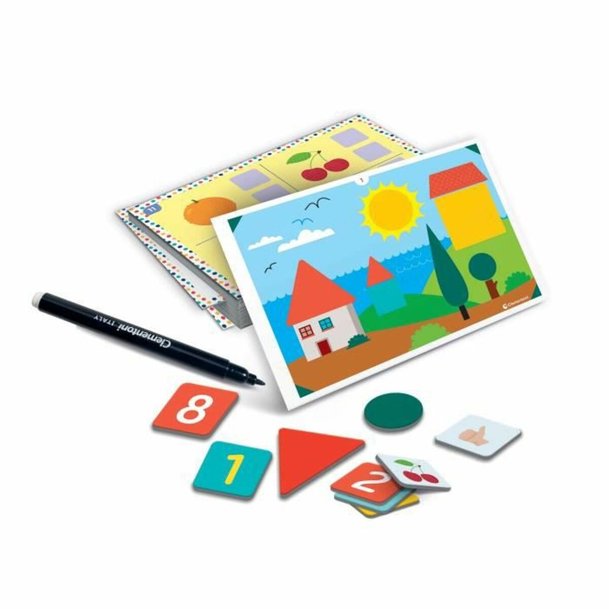 Joc Educație pentru Copii Clementoni Case Figures Shapes (FR) - Jucarii si jocuri, Jocuri și accesorii