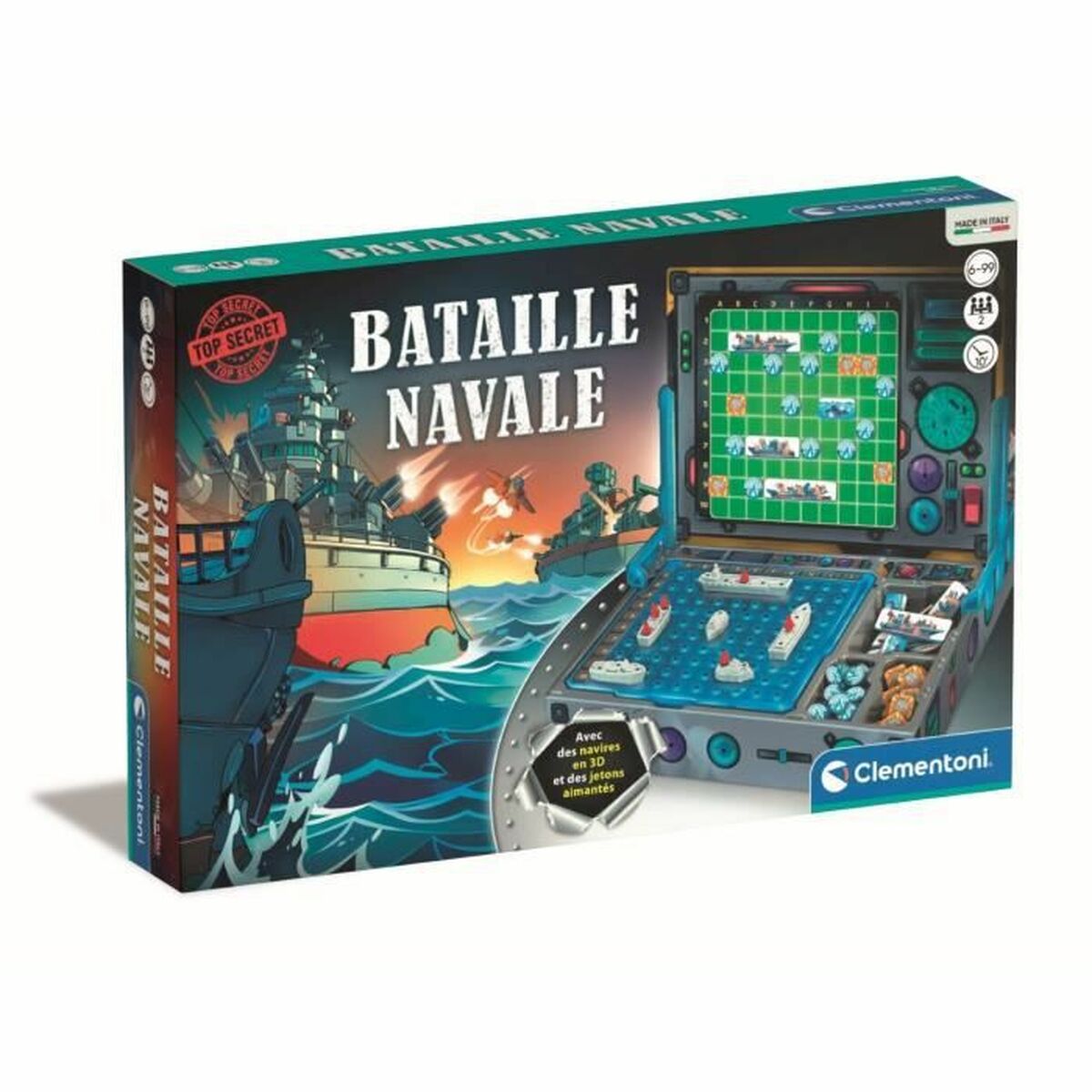 Joc de Masă Clementoni Naval Battle (FR) - Jucarii si jocuri, Jocuri și accesorii