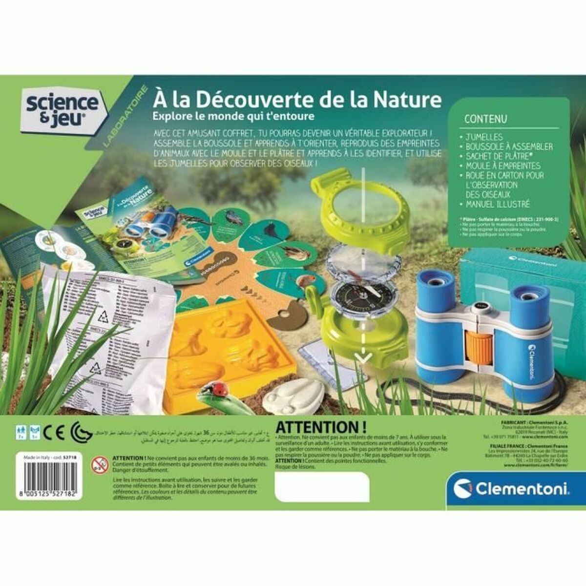 Jucărie educațională Clementoni Discovering Nature - Jucarii si jocuri, În aer liber și sport