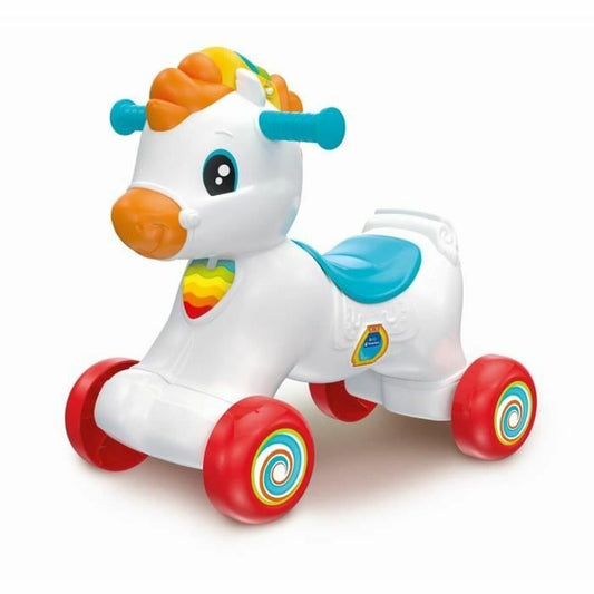 Cal Balansoar Clementoni Rocking horse and wheels (FR) - Jucarii si jocuri, Jucării de pluș