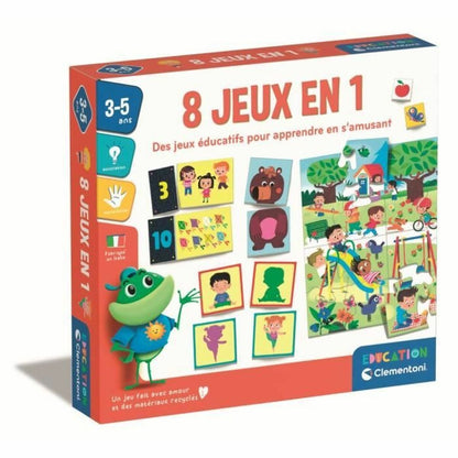 Joc Educativ Clementoni 8 jeux en 1 (FR) - Jucarii si jocuri, Jocuri și accesorii