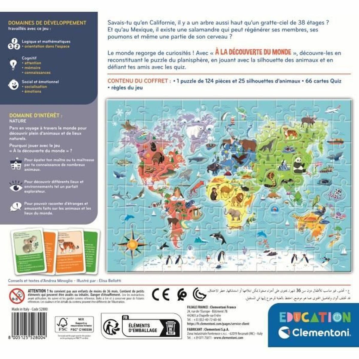 Joc Educativ Clementoni À la découverte du monde (FR) - Jucarii si jocuri, Jocuri și accesorii