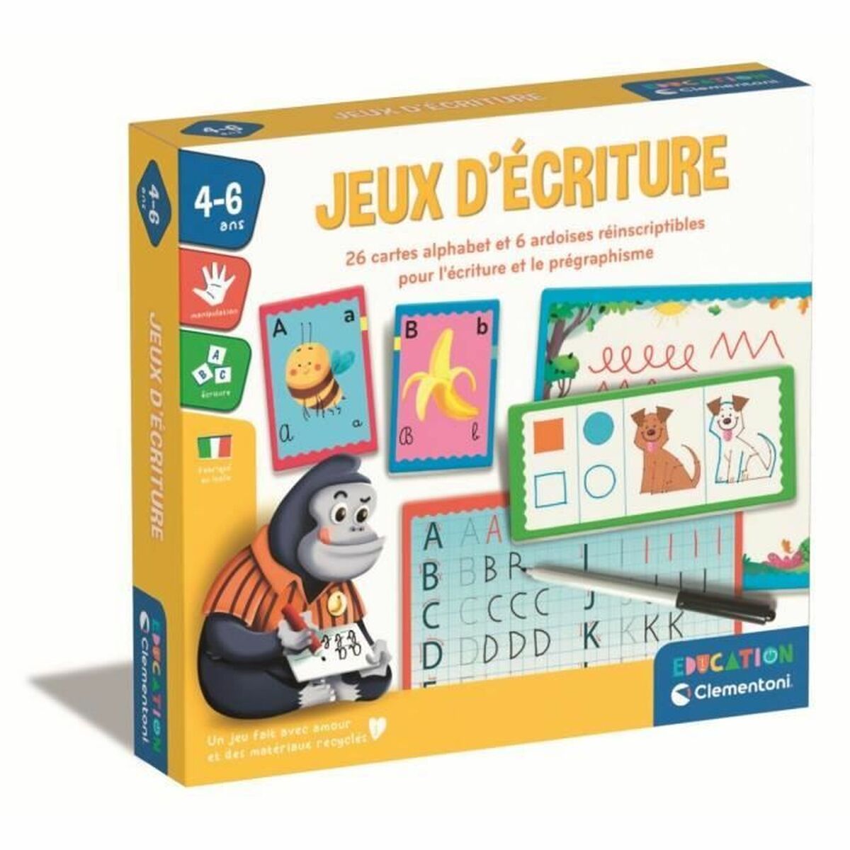 Joc Educativ Clementoni Jeux d'écriture (FR) - Jucarii si jocuri, Jocuri și accesorii