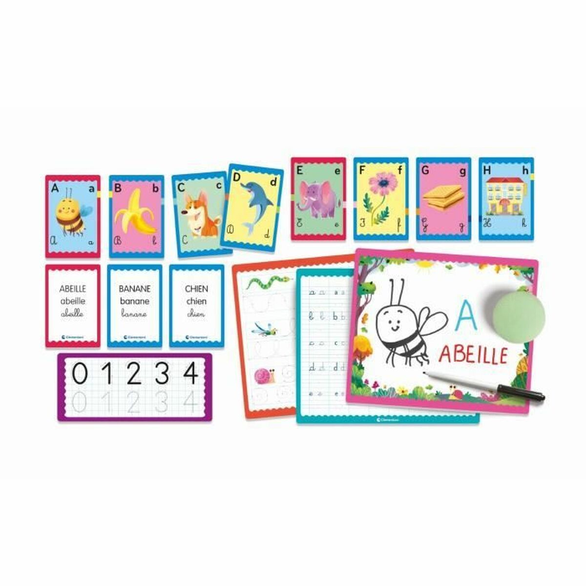 Joc Educativ Clementoni Jeux d'écriture (FR) - Jucarii si jocuri, Jocuri și accesorii