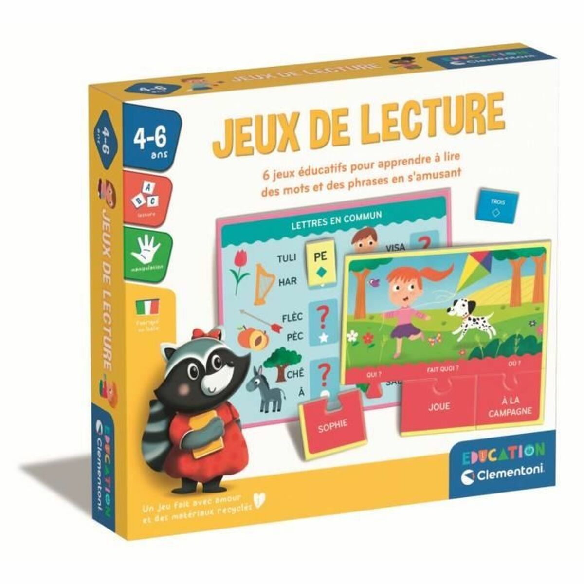 Joc Educativ Clementoni Jeux de lecture (FR) - Jucarii si jocuri, Jocuri și accesorii