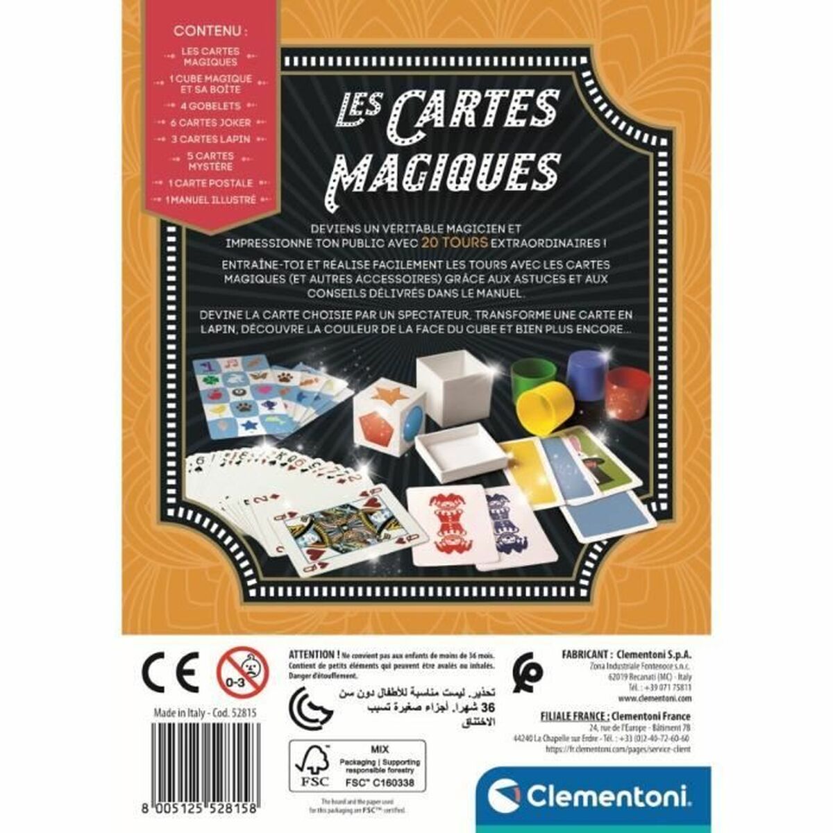 Joc de Magie Clementoni Boître de magie (FR) - Jucarii si jocuri, Cadouri originale și glume