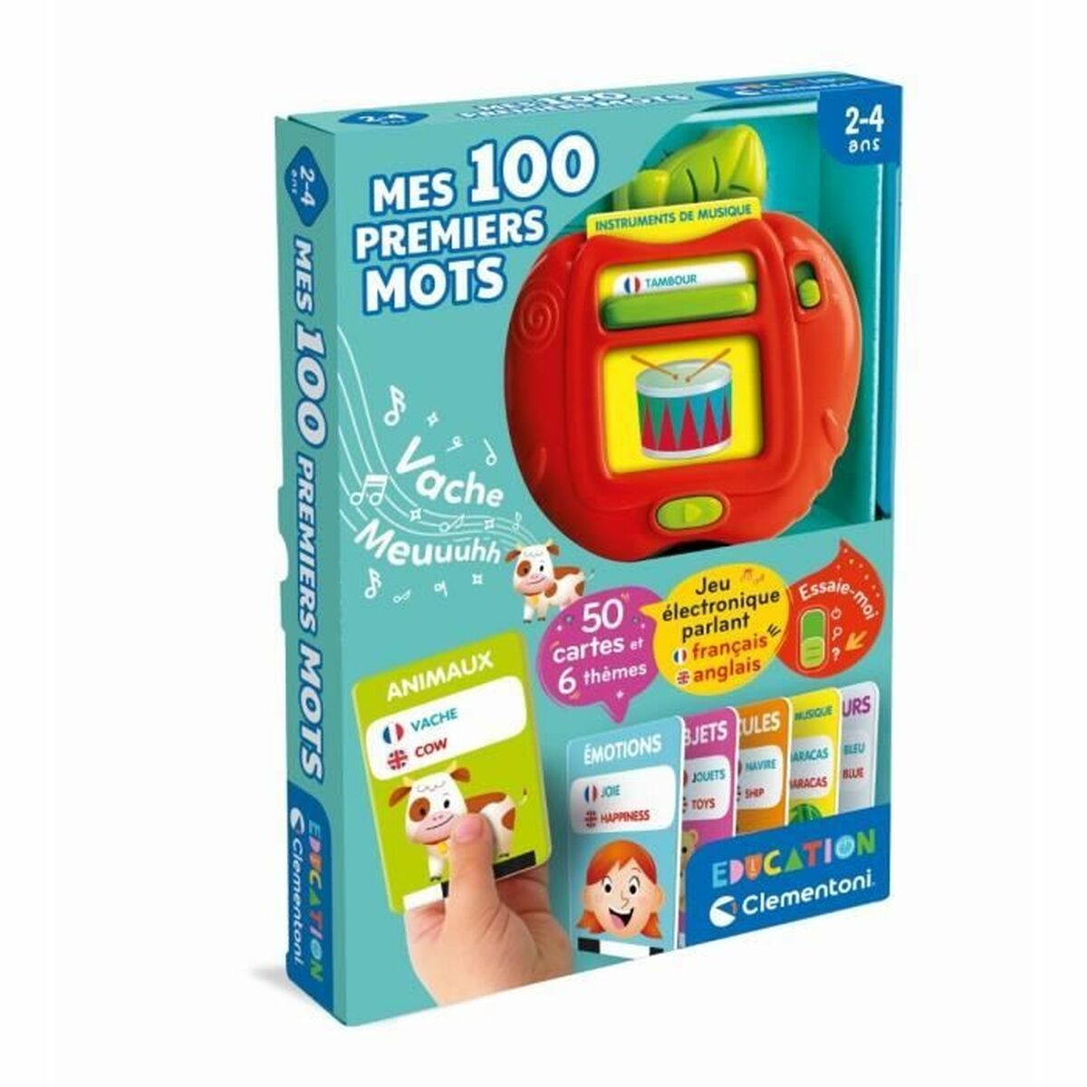 Joc Educativ Clementoni My first 100 words Bilingual - Jucarii si jocuri, Jocuri și accesorii
