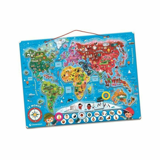 Puzzle Clementoni Magnetic Harta Lumii 110 Piese - Jucarii si jocuri, Puzzle-uri și puzzle-uri