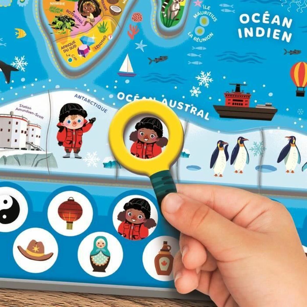 Puzzle Clementoni Magnetic Harta Lumii 110 Piese - Jucarii si jocuri, Puzzle-uri și puzzle-uri